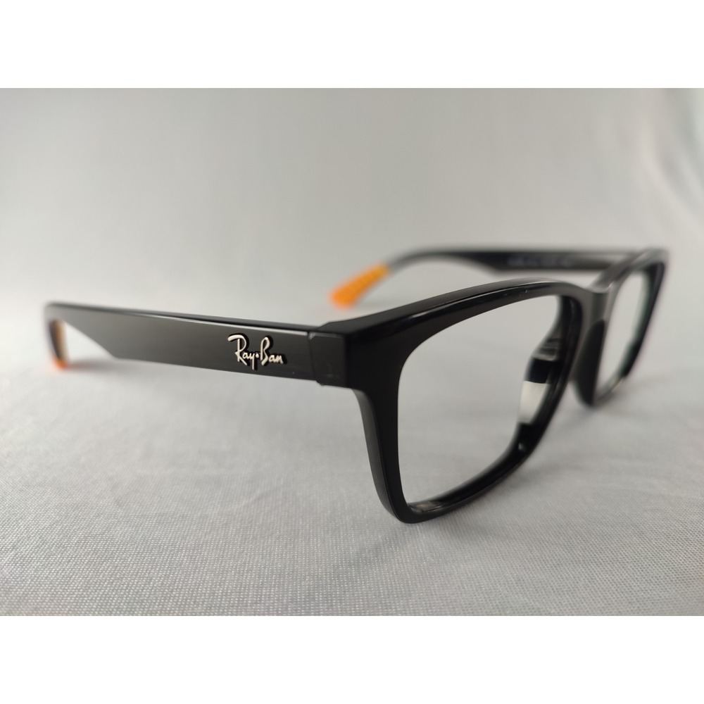 Ray-Ban RB 7025 5417 Matte Black Square Eyeglass Frames 53-17-145 Unisex
